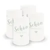 itenga 6x Windlicht + 40x Servietten - Schön dass du da Produktbild-Vorschau 2