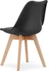 NP 120x80 Tavolo Artisan gambe nere + 4 sedie MARK gambe Anteprima dell’immagine prodotto 10