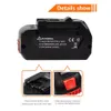 Batteria di ricambio, 18 V ad alta capacità agli ioni di Anteprima dell’immagine prodotto 7