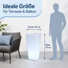 MasterLED LED Pflanzkübel 40x75cm – RGB + Kaltweiß – IP44 – Produktbild-Vorschau 4