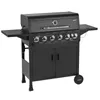 TAINO BRANDO 6+1 Gasgrill 6 Brenner Seitenkocher BBQ Produktbild-Vorschau 1