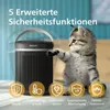 A kitten interacting with a Philips heater, with feature icons and text overlay. Podgląd zdjęcia produktu