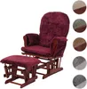 Relaxfauteuil HWC-C76, schommelstoel met voetbankje, Productafbeelding-voorbeeld 8