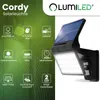 LUMILED Solarlampe für Außen mit Bewegungsmelder 2 Modi Produktbild-Vorschau 2