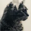 Küchenrückwand Spritzschutz Glas mit Motiv Waldkatze 40 x Produktbild-Vorschau 3