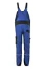 Planam Latzhose Norit Herren Gr. 54 kornblau/schwarz Produktbild-Vorschau 3