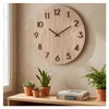 SensaHome Wandklok Florence – Moderne ronde klok met Productafbeelding-voorbeeld 2
