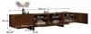 Lowboard LEILA aus Massivholz 220 cm, Kastanie Finish - TV Produktbild-Vorschau 7