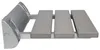 Aqualine RAVO doucheklapstoel, 32x32,5 cm, WPC, grijs Productafbeelding-voorbeeld 14