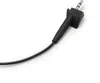 A close-up shot of a black audio cable with a silver 3.5mm jack connector, set against a white background. Produktbild-Vorschau