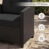 Ensemble de mobilier de jardin COSTWAY, 3 pièces, en résine Voir les images du produit 5