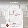 AREBOS WC Sitz mit Absenkautomatik | 2in1 Toilettendeckel Produktbild-Vorschau 12