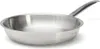 A stainless steel frying pan with a handle, shown from a side angle on a white background. Voir les images du produit