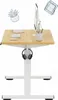 Table à hauteur réglable QE1M-4024-EUV4 en érable, 120 x 60 Voir les images du produit 2
