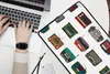 MuchoWow® Laptop Hülle 17 Zoll Laptoptasche Retro - Radio - Produktbild-Vorschau 2