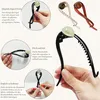 6 Stück Groß Haarspangen Damen Flache Haarklammer Claw Clip Produktbild-Vorschau 4