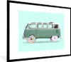 MuchoWow® Gerahmtes Poster Donuts - Lieferwagen - Auto - Produktbild-Vorschau 1