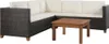 vidaXL 4-tlg. Garten-Lounge-Set mit Kissen Poly-Rattan Produktbild-Vorschau 8
