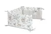 Cuscino per lettino - Grigio cervo - Peluche a quadretti - Anteprima dell’immagine prodotto 1