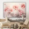 MuchoWow® - Leinwandbilder - Blumen - Rosa - Kunst - Produktbild-Vorschau 7