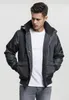 Urban Classics Zimná bunda s kapucňou Heavy, tmavošedá – L Náhľad obrázku produktu 1