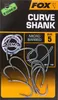 Fox Fishing Edges Curve Shank Hook # 4 Silver Haczyk Podgląd zdjęcia produktu 2