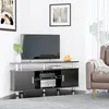 HOMCOM Meuble TV meuble télé bois banc TV pour téléviseur Voir les images du produit 3