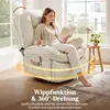 HOMCOM Relaxačné kreslo, čalúnené televízne kreslo s Náhľad obrázku produktu 7