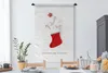 MuchoWow® Wandteppich Wandbehang Winter - Weihnachtssocke - Produktbild-Vorschau 3