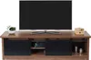 Rack TV HWC-K75, Table de télévision, portes coulissantes, Voir les images du produit 1