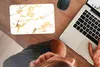 MuchoWow® Mauspad Mousepad Marmor - Weiß - Gold - Luxus Produktbild-Vorschau 3