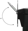 MSV Treteimer - Metall - schwarz - 3 Liter - 17 x 25 cm Produktbild-Vorschau 5