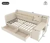 Flieks Polsterbett 90x200cm mit Schreibtisch, Tagesbett Produktbild-Vorschau 7
