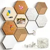 10 panneaux en feutre hexagonaux, 30 x 25 cm, adhésifs, Voir les images du produit 1