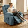 HOMCOM TV-stoel met opstahulp, fauteuil met ligfunctie voor Productafbeelding-voorbeeld 8
