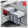 Kosz na śmieci Hailo 3642232 Swing oszczędzający miejsce Podgląd zdjęcia produktu 2