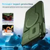 A green phone case is shown against a dramatic mountain and water background, with inset images highlighting its protective features. Náhled obrázku produktu