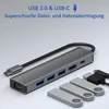 Rolio USB C Hub, 1Gbps Ethernet LAN, HDMI 4K, USB-C Produktbild-Vorschau 7