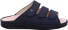 A single blue sandal shown from the side on a white background. Produktbild-Vorschau