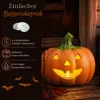 Kürbis-Laterne als LED Halloween-Deko Windlicht in 22x20 cm Produktbild-Vorschau 7