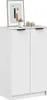 vidaXL Schuhschrank Hochglanz-Weiß 59x35x100,5 cm Produktbild-Vorschau 2