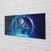 Glasbilder 125x50 Wandkunst Raum Frau Mond Produktbild-Vorschau 2