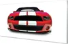 Glasbilder 140x70 Wandkunst Red Sportwagen Produktbild-Vorschau 1