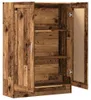 vidaXL Regál na knihy vzhľad starého dreva 82,5x30,5x115 cm Náhľad obrázku produktu 6