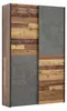 Kleiderschrank Mehrzweckschrank OZZULA Old Wood Vintage und Produktbild-Vorschau 2