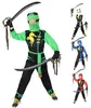Drachen Ninja Kostüm für Jungen schwarzes Ninjakostüm Produktbild-Vorschau 1