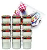12er Set Sturzglas 350 ml To 82 Obst Deckel incl. Diamant Produktbild-Vorschau 1