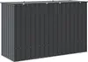 Gartenlagerbox Schwarz 214 x 82 x 132 cm Stahl Produktbild-Vorschau 1