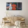 Coloray Bild aus Leinwand 120x60 Leinwand Dekoration - rot Produktbild-Vorschau 4