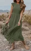 ASKSA Damen Elegant Kleid Maxikleid A-Linie Swing Boho Produktbild-Vorschau 5